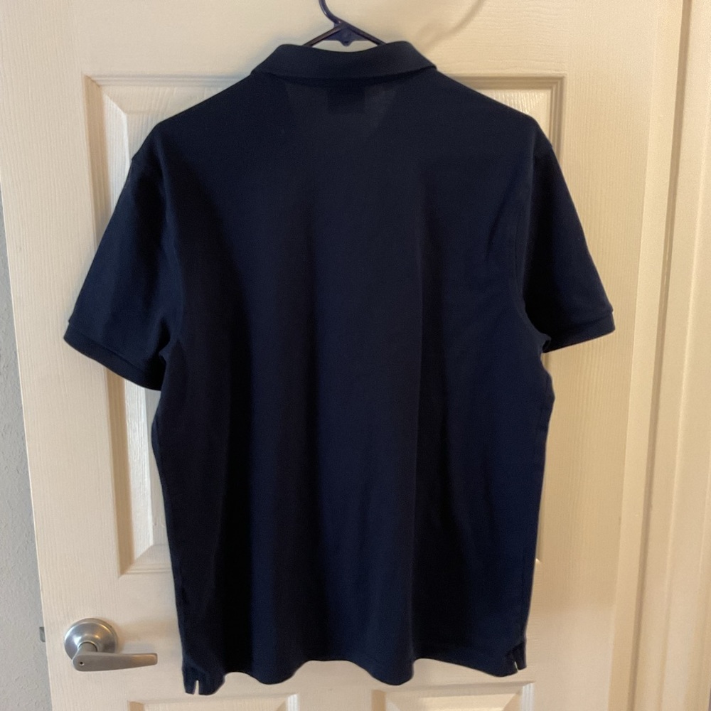 Charles Tyrwhitt jermyn street London navy Polo Shirt large cotton embroidered - Picture 2 of 6